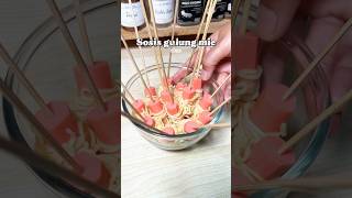 Modal gulung gulung bikin untung, resep simpel sosis mie gulung #idejualan #resepsimple