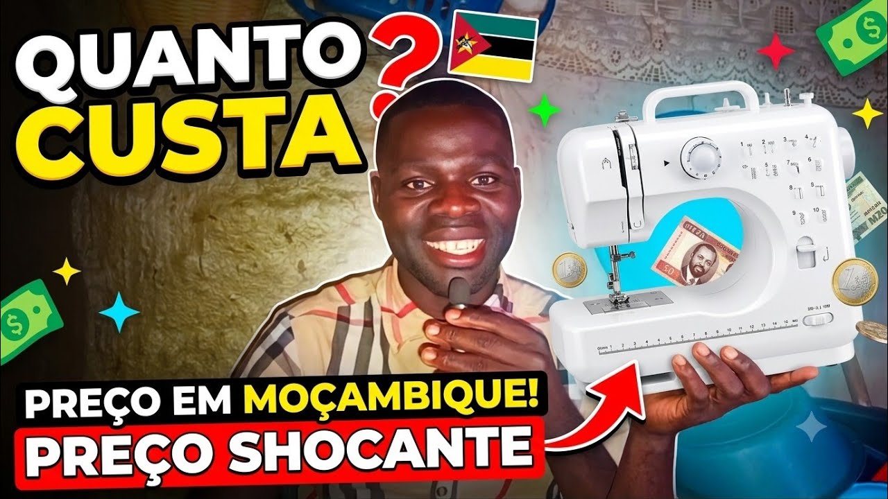 "Quanto custa uma máquina de costura em Moçambique? 😱 Minha luta para continuar trabalhando 🇲🇿❤️"