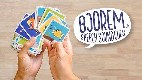Bjorem Speech Sound Cues 2nd Edition