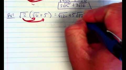 Distributing Radicals