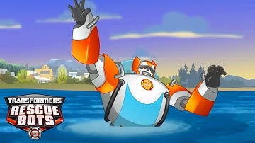 Blades odia el agua! | Transformers: Rescue Bots | COMPILACIÓN | Dibujos animados para niños |
