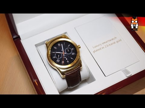 LG Watch Urbane Luxe – Goldene Smartwatch im Unboxing [deutsch]