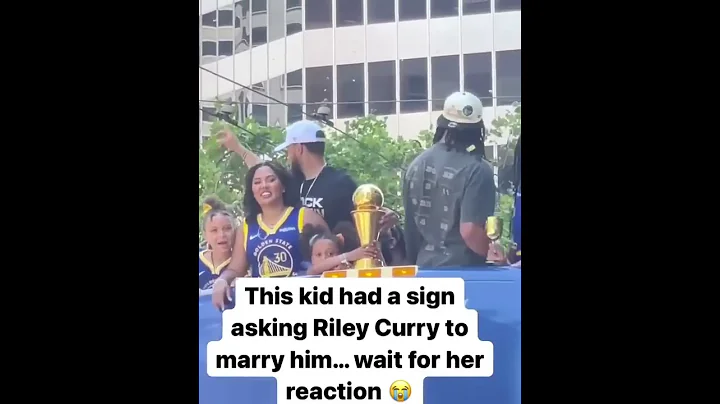 This Riley Curry moment was adorable  | NBA on ESPN