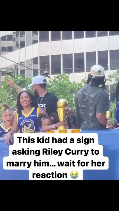 This Riley Curry moment was adorable 🥺 | NBA on ESPN