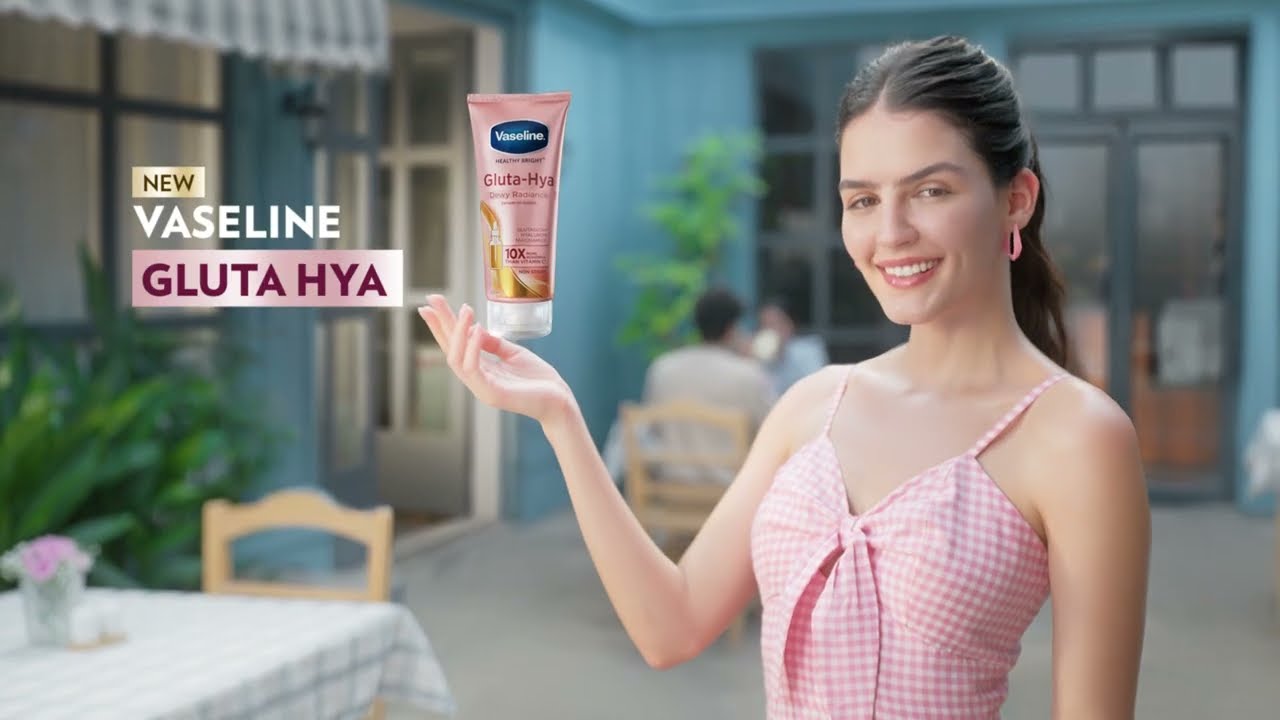 New Vaseline Gluta-Hya Serum-In-Lotion  For Visibly Brighter Skin from 1st  Use 