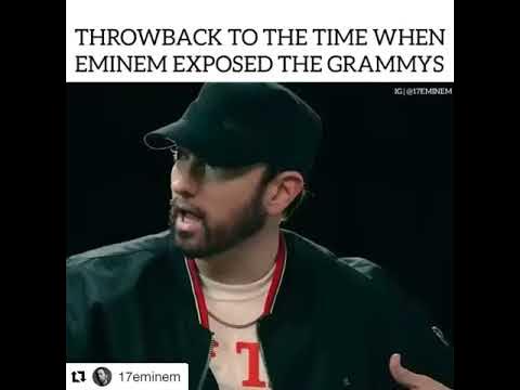 EMINEM destroys the Grammys - YouTube