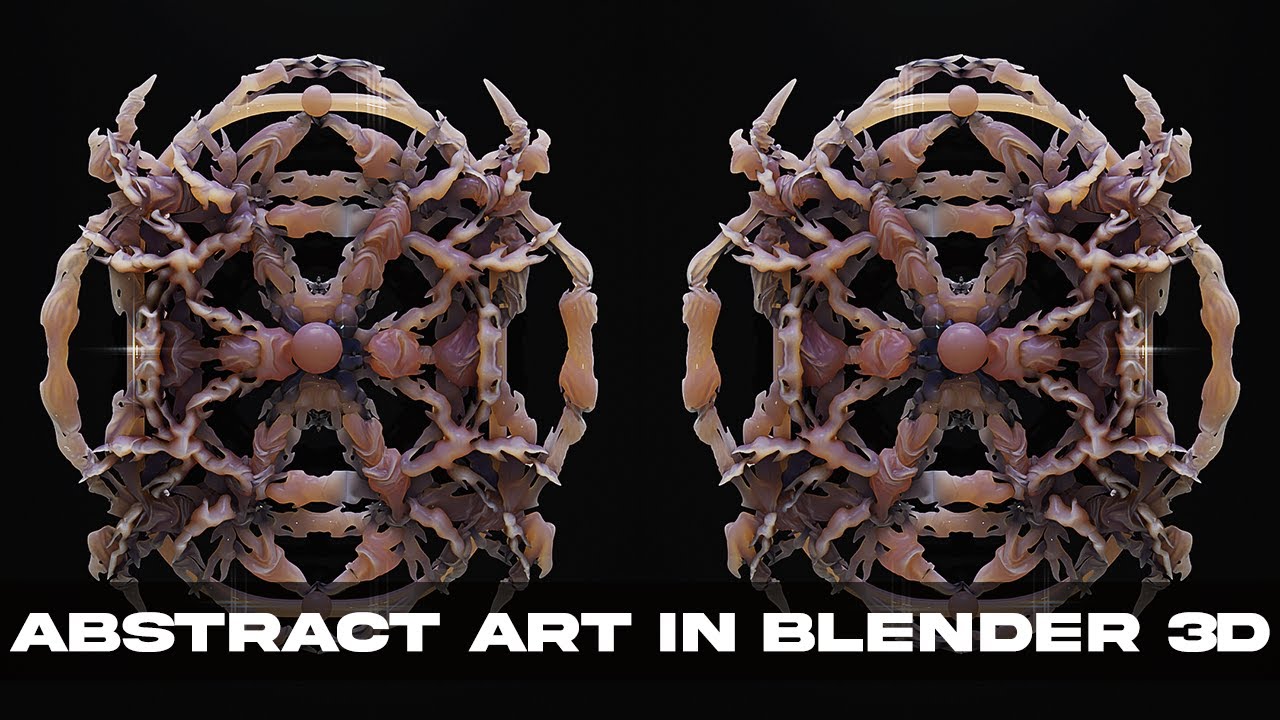 BLENDER 3D ABSTRACT WEIRD ORGANIC ART YouTube