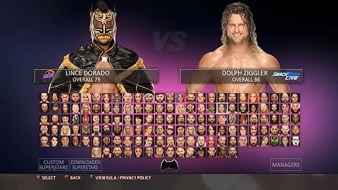 WWE 2K18 Main Menu and Roster Page | Concept |  ( PS3/XBOX360 )