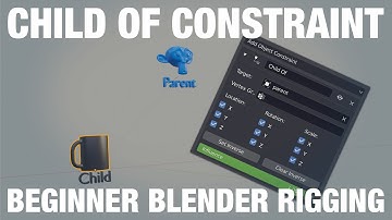 Child Of Constraint The Basics | Blender Rigging For Animation