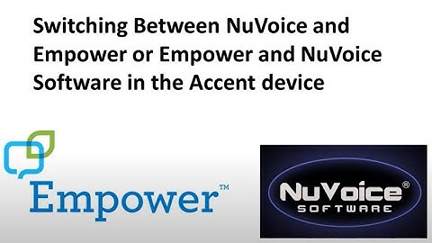 How to Switch Between Software in an Accent Speech Generating Device