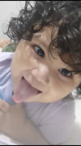 mi nuera me manda este video de mi Veruska que estaba enfermita y ya,se siente mejor 💖💞💕