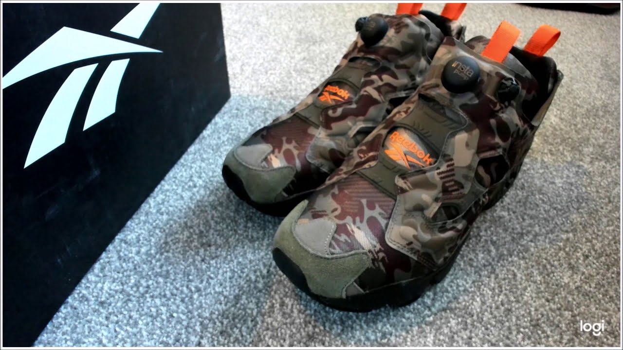 reebok insta pump fury camo