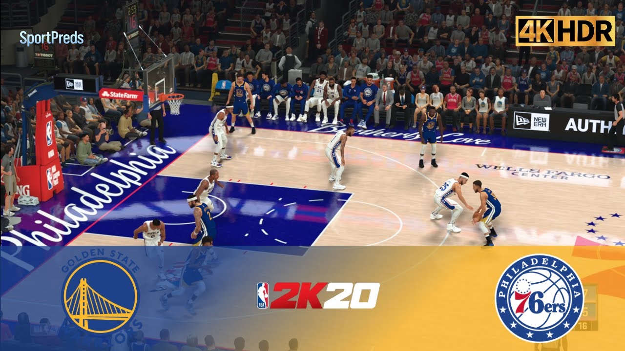 NBA 2K20 (PC) GAMEPLAY - WARRIORS vs 76ers [4K HDR] - YouTube
