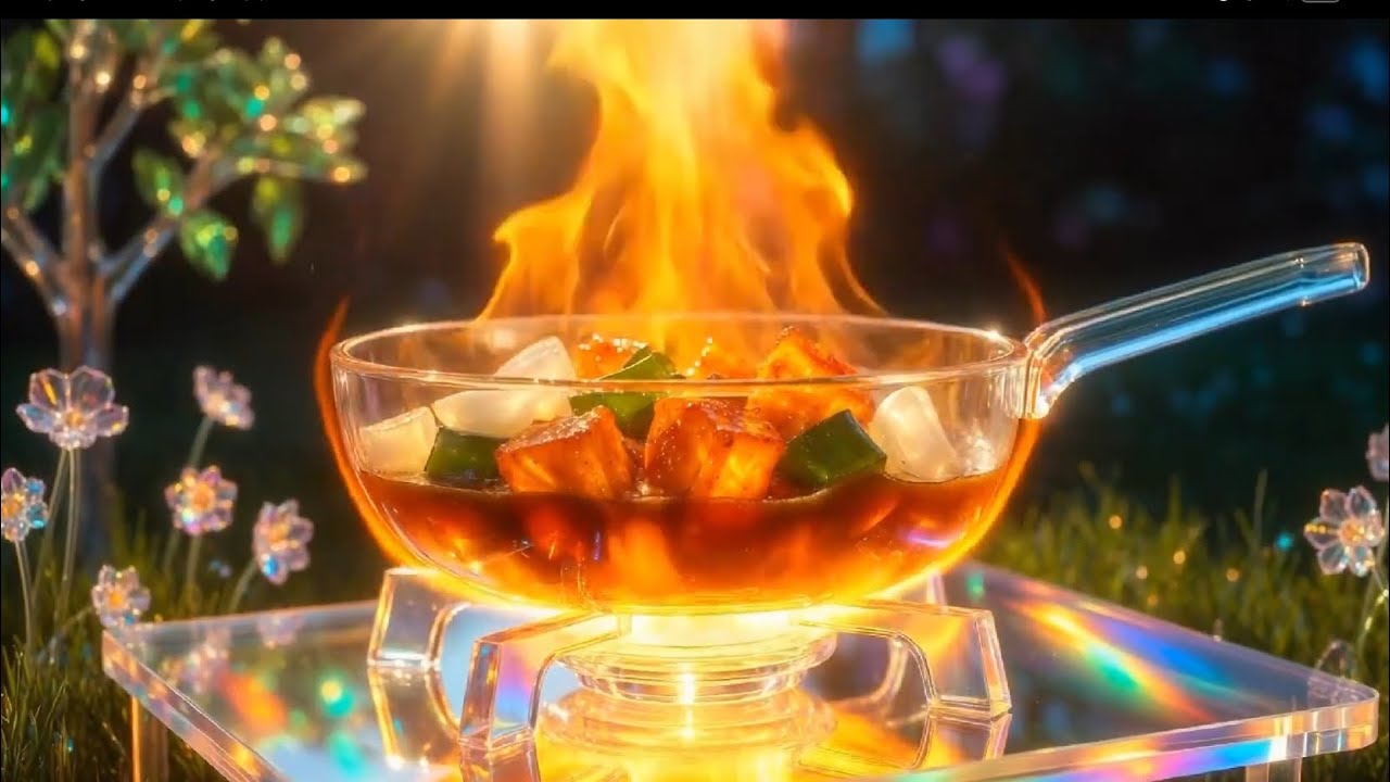 Satisfying Glass Chilli Chicken Break 💥🍗