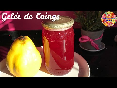 GELÉE DE COINGS - CONFITURE DE COINGS