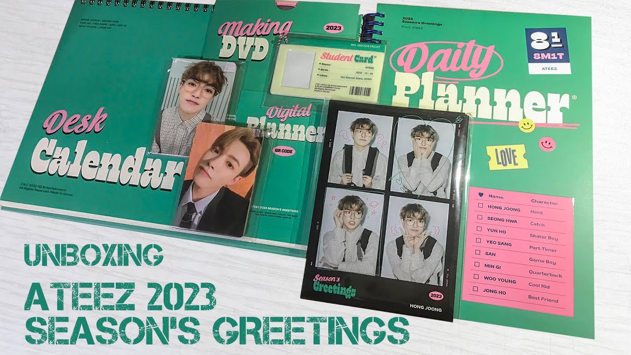 ATEEZ シーグリ 2023 抜け無し ATEEZ - 2023 Season's Greetings ATEEZ シーグリ 2023 抜け無し ATEEZ - 2023 Season's Greetings