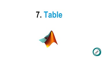 Curso Básico de GUI MATLAB 7. Tablas