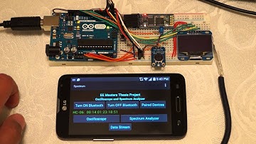 Android Bluetooth Oscilloscope and Spectrum Analyzer on Arduino