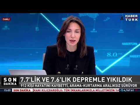 #CANLI - 7.7'lik deprem 10 ili vurdu! 912 kişi hayatını kaybetti