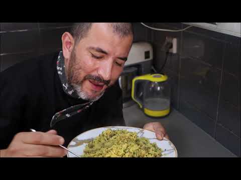 אורז מג'דרה עם עדשים , בצל, ותבלינים פרווה