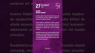 Ai̇lede İbadet Bi̇li̇nci̇