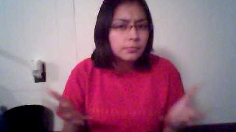 ASL Expressive Skills Test #1 Laura Saavedra