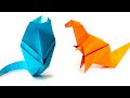 Origami Dinosaur - Origami Cobra Snake