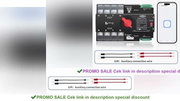 TOMZN Din Rail eWelink WIFI smart ATS timer 230V Dual Power Automatic Transfer Selector Switch Unint