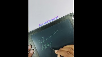 Arjun Sign Style | Art and Kraft 07 | #shorts