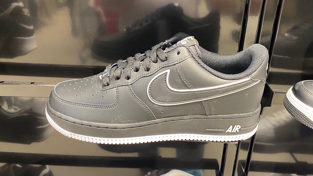 Nike Air Force 1 Low (Black/Black/White) - Style Code: DV0788-002 