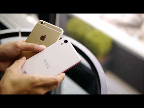 HTC Desire EYE versus Apple iPhone 6 Plus: first look