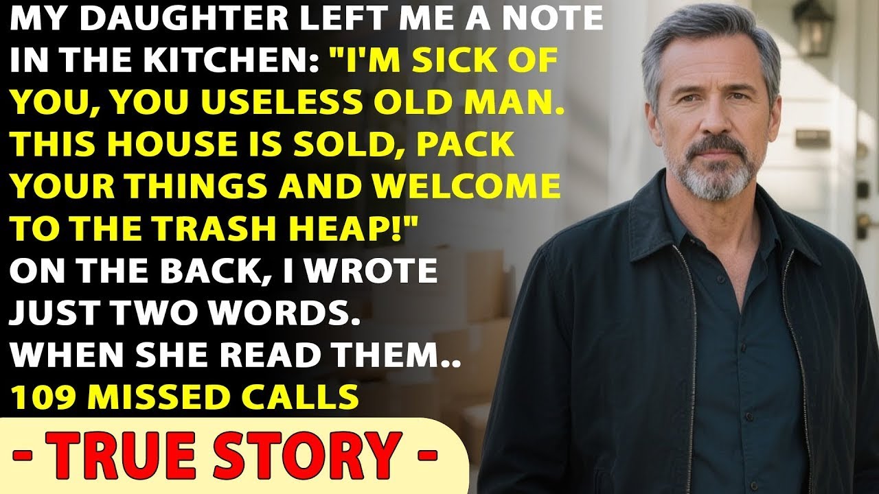 “Your Place Is in the Trash!” My Daughter Said as She Kicked Me Out—So I Replied… | TRUE STORY