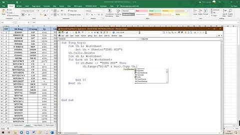 Tổng hợp nhiều sheet vào 1 sheet siêu nhanh, đơn giản bằng VBA excel !!!