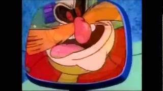 Robotnik licks the screen for a while
