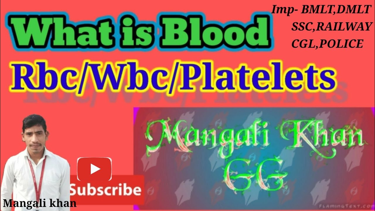 What is blood| Functions of Blood| Rbc/Wbc/Platelets/Plasma|Human Blood ...