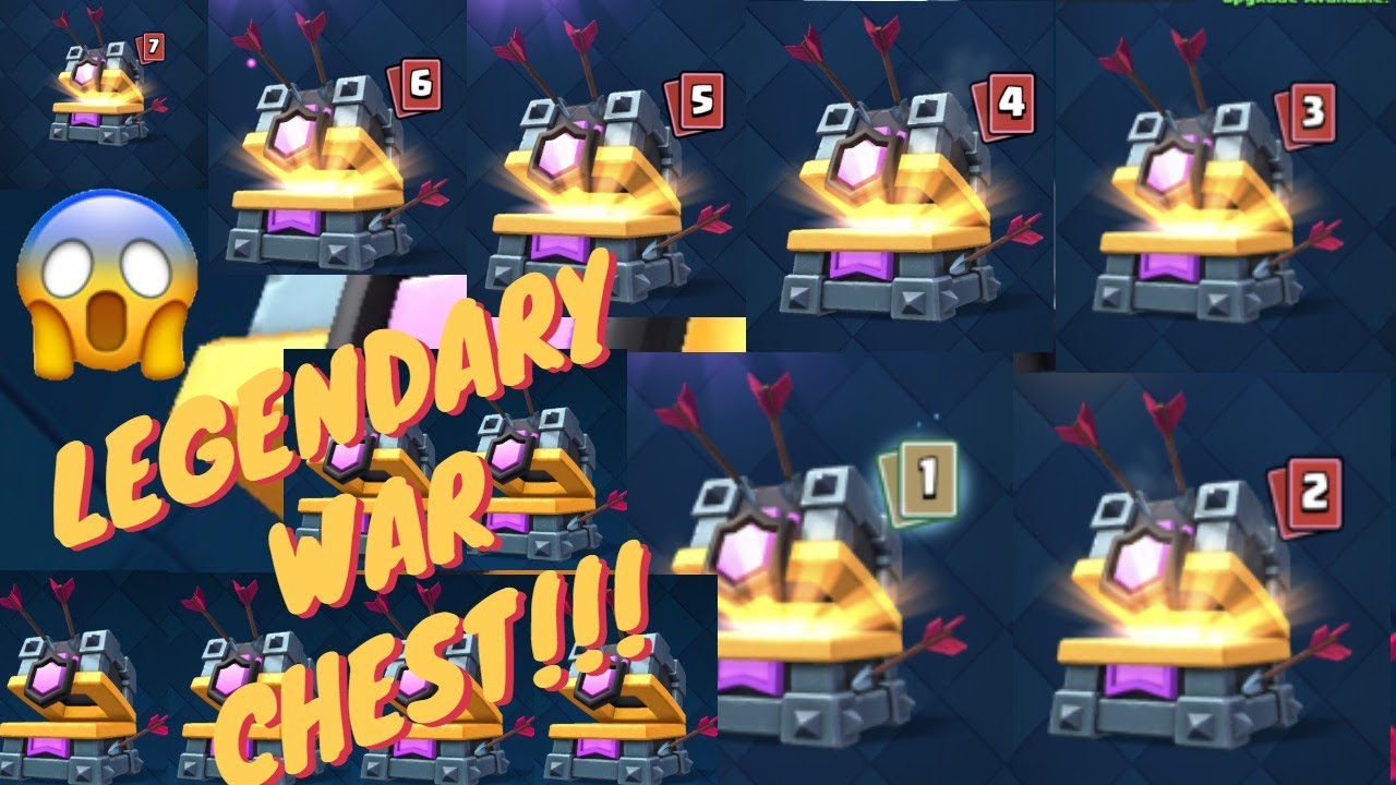 No. 1 LEGENDARY WAR CHEST OPENING!!! YouTube