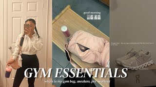 WHAT'S IN MY GYM BAG | + Gym Essentials for beginners ‍♀