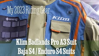 Overview: 2023&#39;s Klim Badlands Pro A3 &amp; Baja S4 Riding Suits - My 2023 Adventure Gear