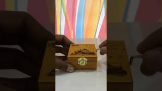 Wooden Mini Music Box with Romantic music - Castle in the Sky