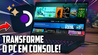 🤯AGORA SIM! Como Transformar o PC em um CONSOLE com o HoloISO SteamOS! ( Passo a passo )