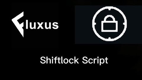 Fluxus Shiftlock Script - Roblox
