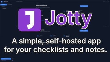 Jotty - Simple Self-Hosted Notes & Checklists - No Database Needed (Formerly rwMarkable)