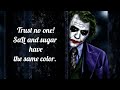 I Use My Heart Less..  Top 20 Joker Quotes About Pain ...