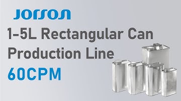 1-5L rectangle can production line (60cpm)