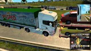 застрял в пробке в Euro Truck Simulator 2