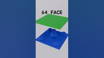 1 to 65536 face cloth simulation | Blender |     @evolvloop     #satisfying #3danimation #3d