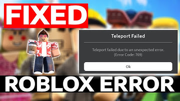 How To Fix Roblox Error Code 769