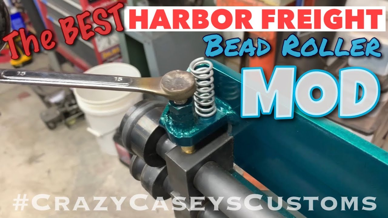 The BEST Mod To Do To Your Harbor Freight Bead Roller! Bearing Block