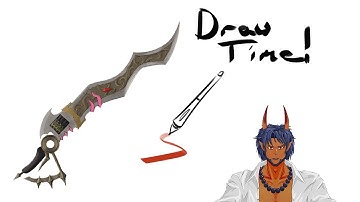 【Fan Concept Art】Hololive x FFXIV Designing Weapons