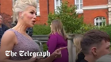 Hannah Waddingham scolds photographer for telling her to 'show me leg' on red carpet